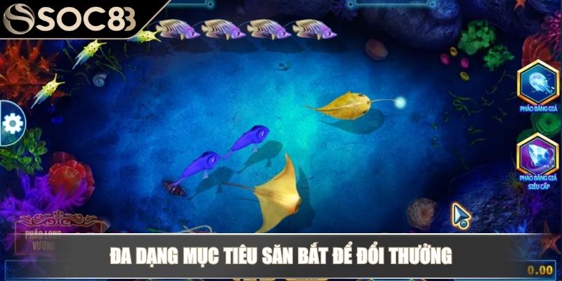 Đa dạng mục tiêu săn bắt để đổi thưởng