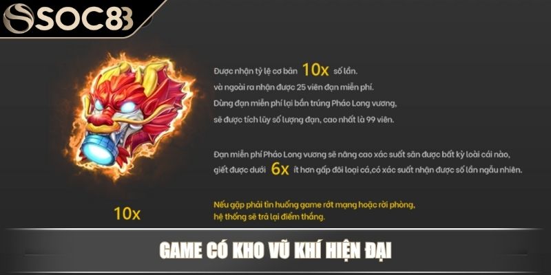 Bắn Cá 5 Sao – Trải Nghiệm Game Săn Thưởng Đầy Kịch Tính 3 Game có kho vũ khí hiện đại