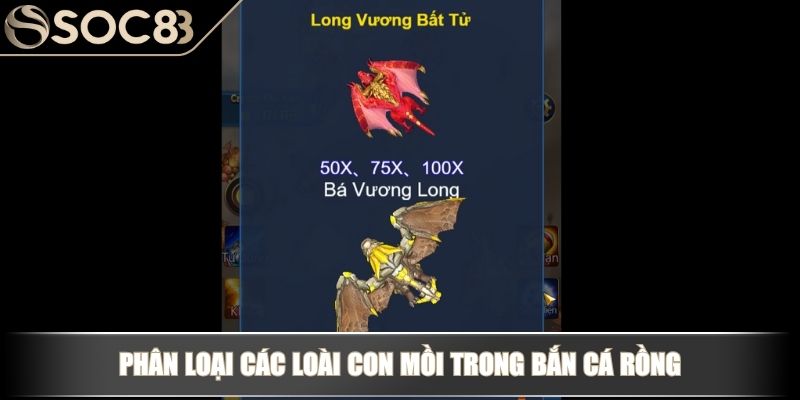 Bắn Cá Rồng - Khám Phá Đại Dương Và Săn Thưởng Khủng 3 Phân loại các loài con mồi trong Bắn cá rồng